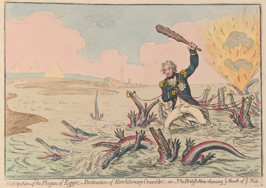 James Gillray: Extirpation of the Plagues of Egypt. . .