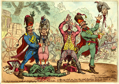 James Gillray: The High German Method of Destroying Vermin at Rat-stadt