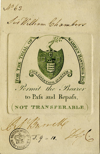 Early Impeachment Ticket
