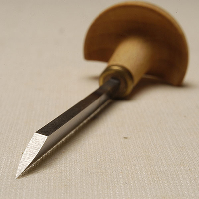 An engraver's burin from Intaglio Printmaker.
