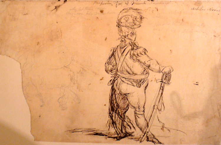  Drawing:[Prince of Wales with His Horse and Groom]